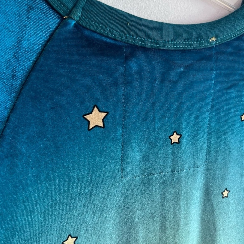 AVIATOR NATION — CELESTIAL SUN GALAXY VELOUR CREW NWT (oversized) - Picture 9 of 10